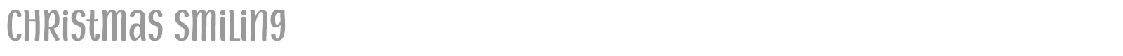 Christmas Smiling font preview